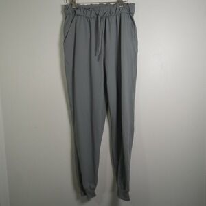 lululemon athletica Light Gray Drawstring Joggers